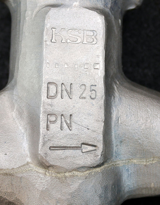 Bild des Artikels KSB-Edelstahl-Steuerventil-Typ-8A15592-DN25-90bar-300°C-Material-1.4550
