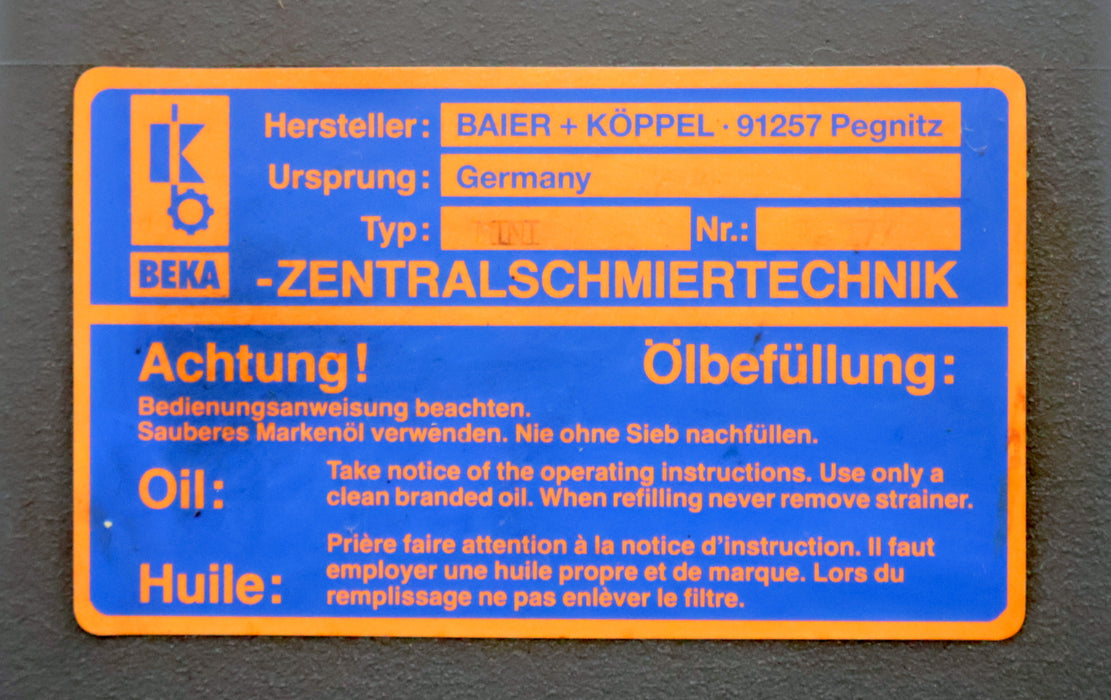 Bild des Artikels BAIER-+-KÖPPEL-BEKA-Einleitungspumpe-Typ-MINI-gebraucht