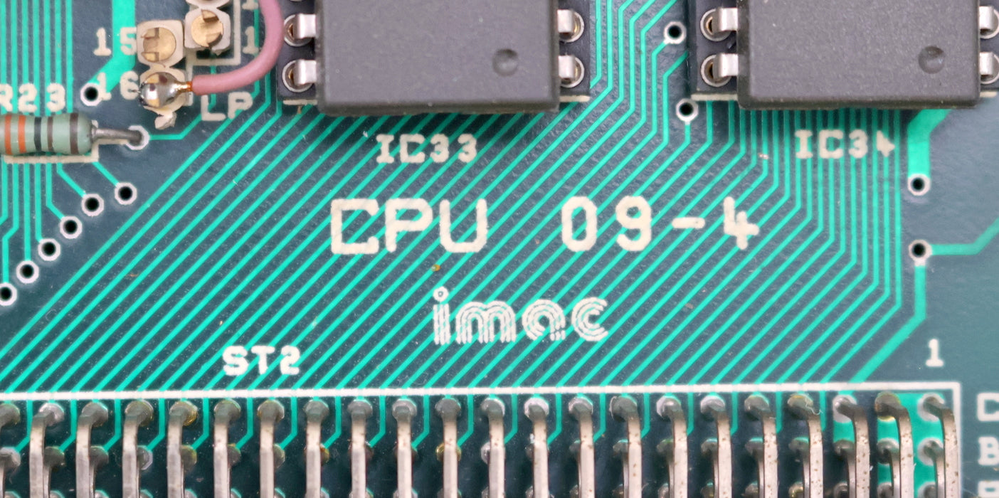 Bild des Artikels IMAC-KLINGELNBERG-Einschubplatine-CPU-09-4-komplett-mit-allen-EPROMS-CPU1,-CPU2