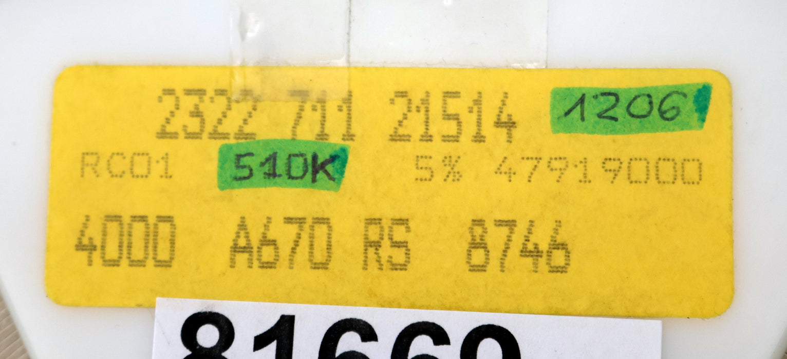 Bild des Artikels 3000x-SMD-Widerstand-510kΩ-1206-RC01-510000-Ohm-Model-47919000-A670-RS-8746