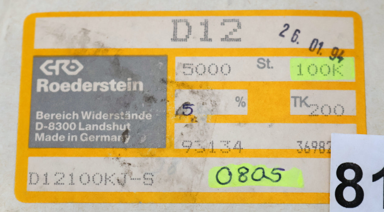 Bild des Artikels EPCOS-3000x-SMD-Widerstand-100kΩ-0805-D12-100000-Ohm-Model-D12100KJ-S