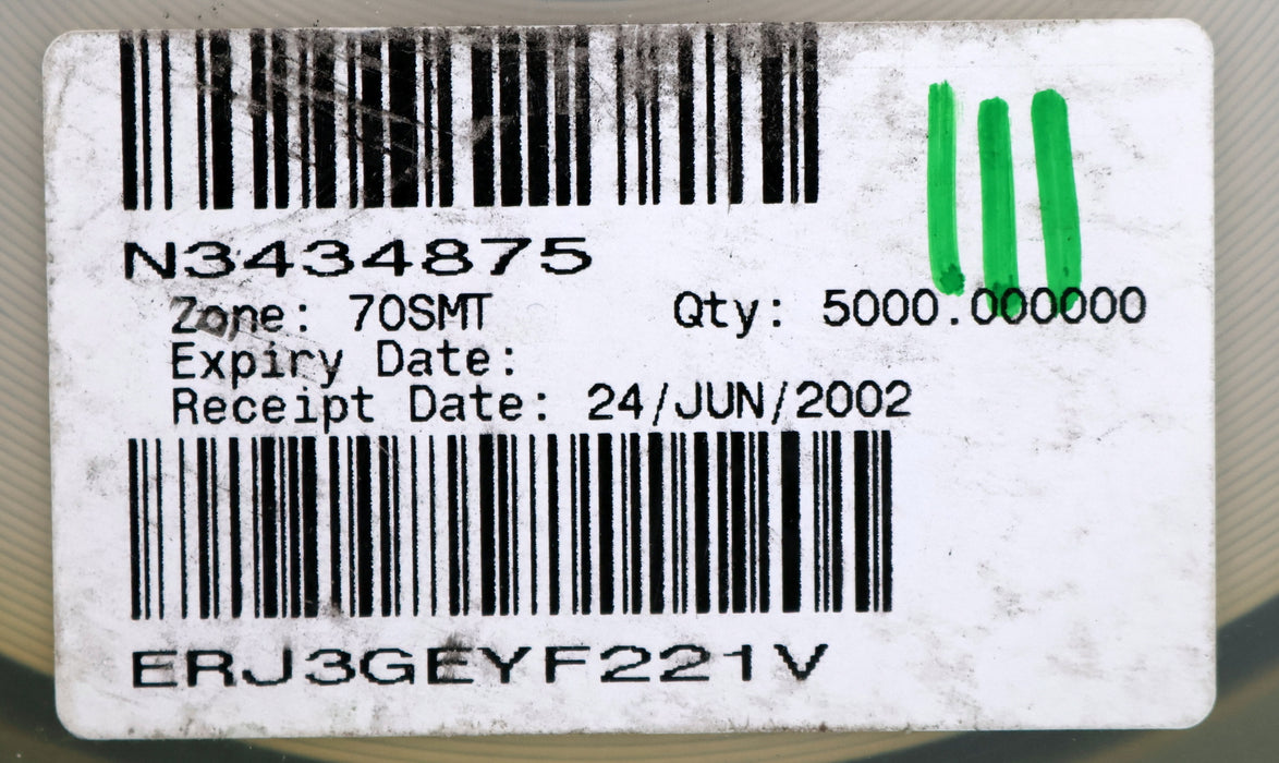 Bild des Artikels PANASONIC-4500x-SMD-Widerstand-220Ω-2052556904-220-Ohm-Model-ERJ3GEYF221V