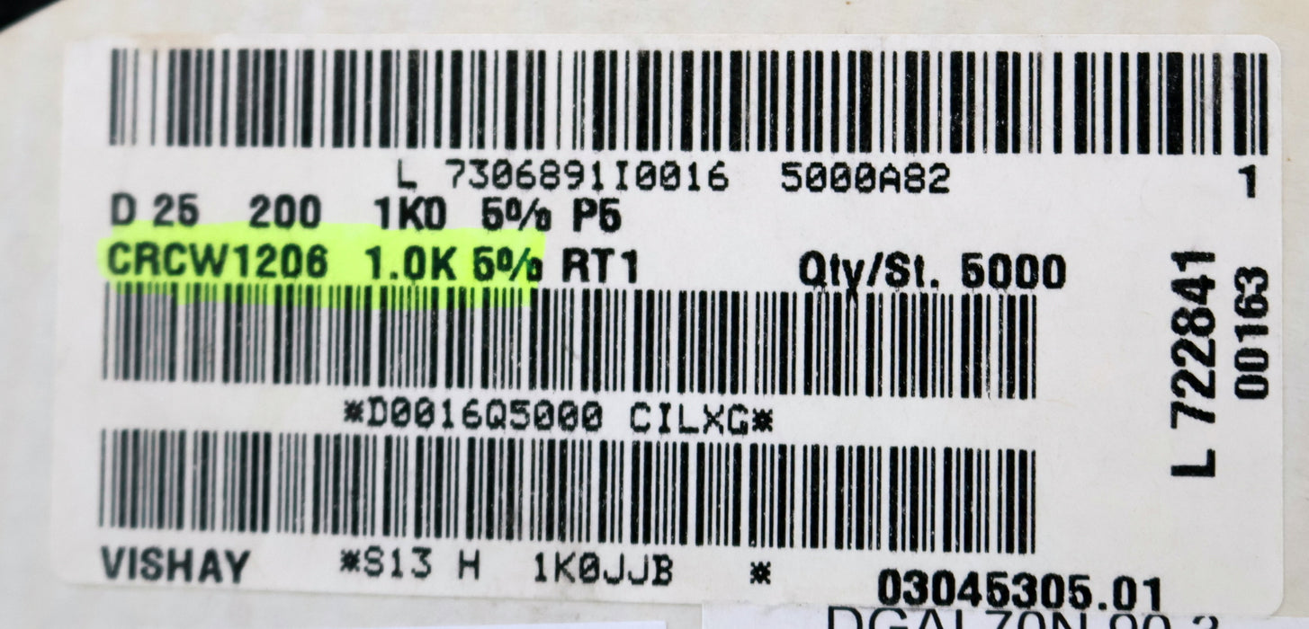 Bild des Artikels VISHAY-4900x-SMD-Widerstand-1kΩ-CRCW1206-RT1-1000-Ohm-Model-03045305.01