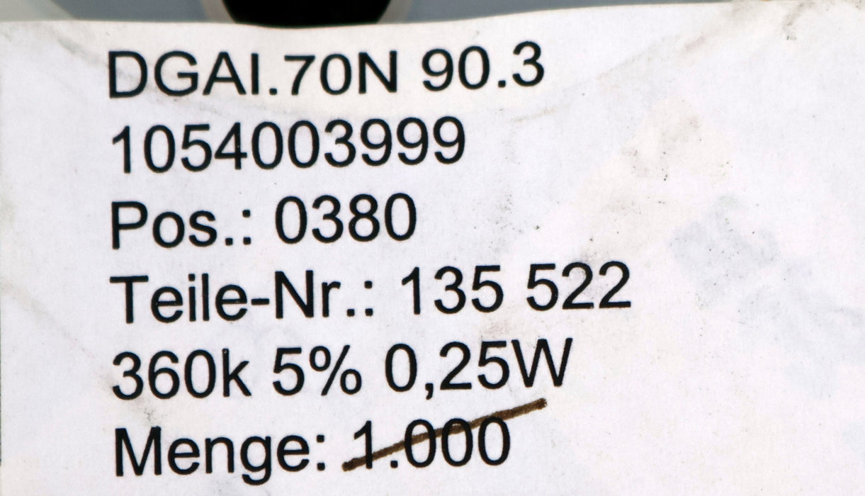 Bild des Artikels SAMSUNG-4000x-SMD-Widerstand-360kΩ-1206-360000-Ohm-Model-RC3216J364CS-RC-1/4W