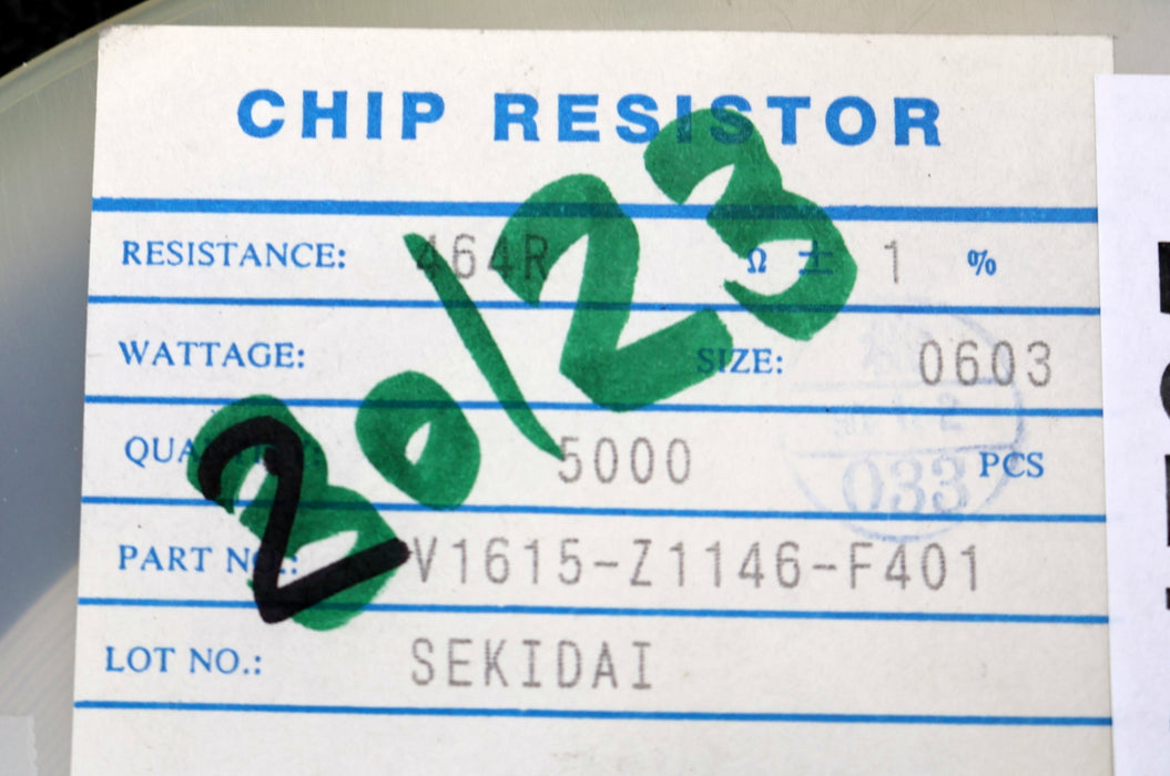Bild des Artikels 2500x-SMD-Widerstand-464kΩ-0603-464-Ohm-Model-V1615-1146-F401