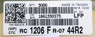 Bild des Artikels YAGEO-5000x-SMD-Widerstand-44,2Ω-1206-44,2-Ohm-Model-RC1206FR-07