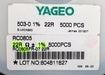 Bild des Artikels YAGEO-5000x-SMD-Widerstand-22Ω-RC0805FR-07-22-Ohm-Model-503-0