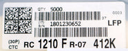 Bild des Artikels YAGEO-5000x-SMD-Widerstand-412kΩ-RC1210FR-07-412000-Ohm-Model-WRC49074