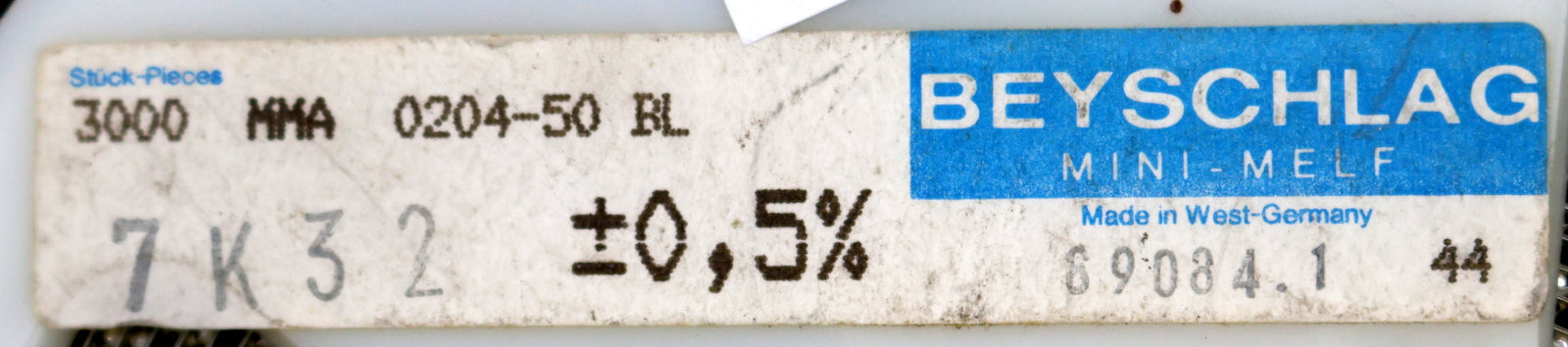 Bild des Artikels BEYSCHLAG-3000x-SMD-Widerstand-7,32kΩ-MINI-MELF-7320-Ohm-Model-MMA-0204-50