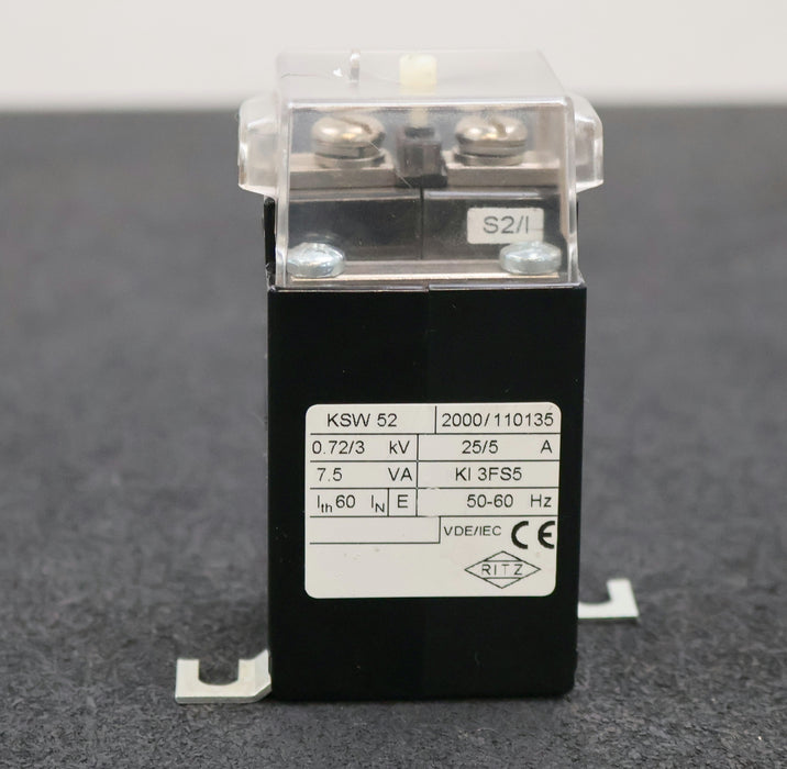 Bild des Artikels RITZ-Niederspannungs-Wickel-Stromwandler-KSW-52-0,72/3kV-25/5A-7,5VA-50-60Hz