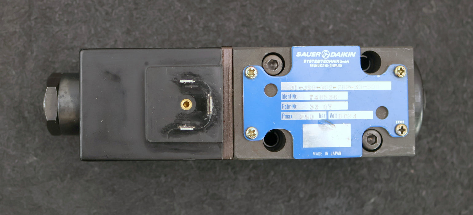 Bild des Artikels SAUER-DAIKIN-Hydraulikventil-J1-JS0-G02-2BP-30-500-Ident-Nr.-748566-max.-250bar