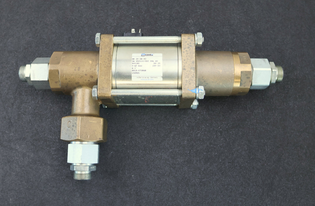 Bild des Artikels COAX-Druckventil-MC-25-DR-NC-34-25C110/0DC-24L-40-501181-DN25-G-1''