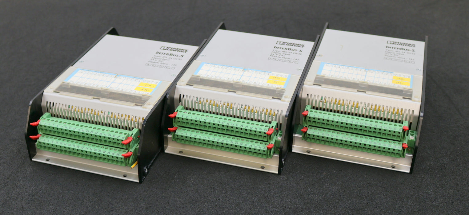 Bild des Artikels PHOENIX-CONTACT-3x-Digital-Input-Type:-IBS-24-DI/32-Nr.-2784421-24VDC-gebraucht