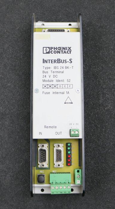 Bild des Artikels PHOENIX-CONTACT-Bus-Terminal-Type:-IBS-24-BK-T-Nr.-2780797-24VDC-gebraucht