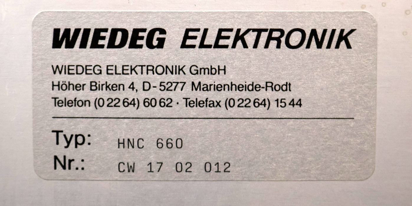 Bild des Artikels WIEDEG-Rack-HNC-660-ohne-Einschubplatinen-SCHROFF-VME-Systembus-12-Slot