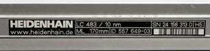 Bild des Artikels HEIDENHAIN-Längenmassstab-LC-483/10nm-ID-557-649-03-ML-170mm-Gesamt-L.-307mm