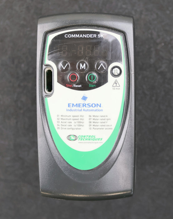 Bild des Artikels EMERSON-COMMANDER-SK-Frequenzumrichter-SKA1200075-0,75kW-200-240V-50-60Hz-10,5A