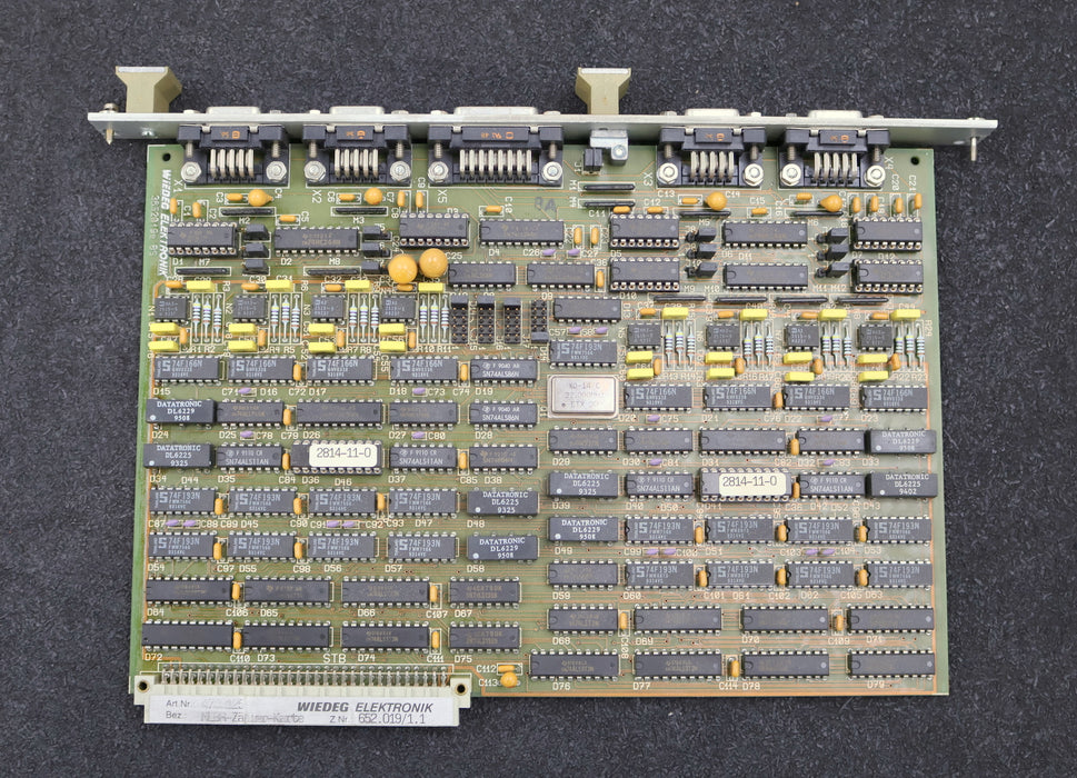 Bild des Artikels WIEDEG-MLBR-Zähler-Karte-Art.Nr.-4706125-Z.Nr.-652.019/1.1-gebraucht