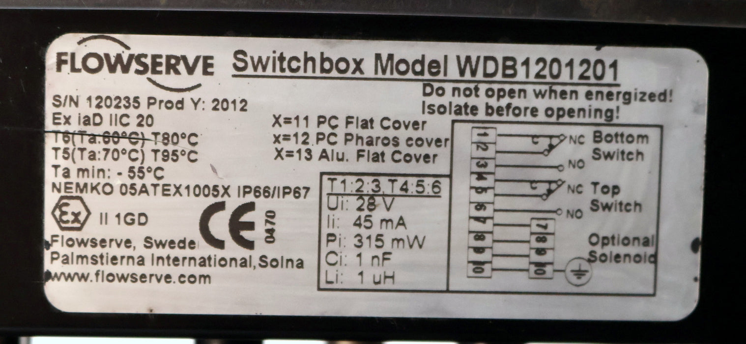Bild des Artikels FLOWSERVE-SUPERNOVA-Stellantrieb-Type-S100S10-mit-AUTOMAX-Switchbox
