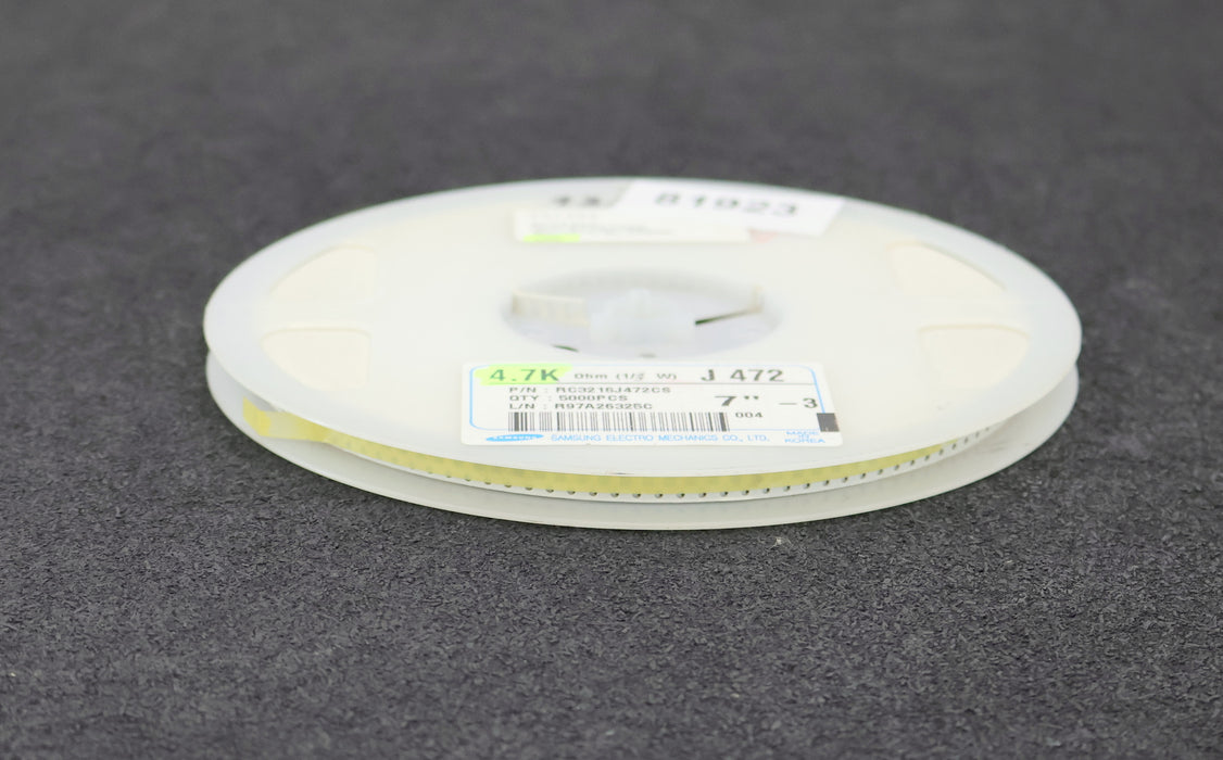 Bild des Artikels SAMSUNG-5000x-SMD-Widerstand-4,7kΩ-1206-4700-Ohm-Model-RC3216J472CS