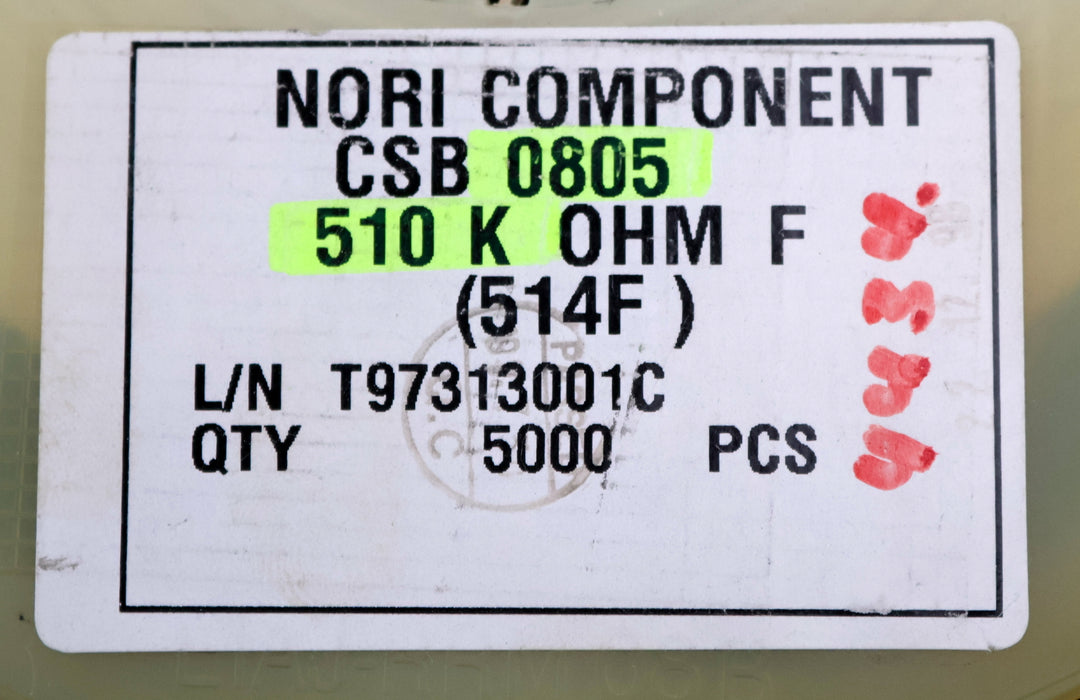Bild des Artikels NORICOMPONENT-3000x-SMD-Widerstand-510kΩ-CSB-0805-510000-Ohm-Model-T97313001C