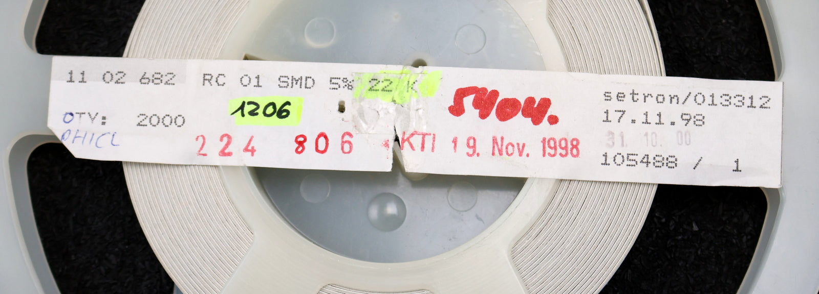 Bild des Artikels PHILIPS-2000x-SMD-Widerstand-22kΩ-1206-RC01-22000-Ohm-Model-TC200