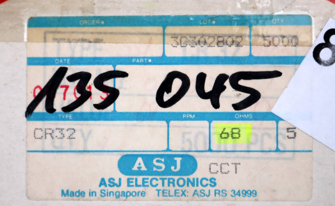 Bild des Artikels ASJ-ELECTRONICS-3900x-SMD-Widerstand-68Ω-CR-32-68-Ohm-Model-3C302802