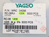 Bild des Artikels YAGEO-2000x-SMD-Widerstand-100kΩ-RC-06-1206-100000-Ohm-Model-WRC04056