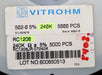 Bild des Artikels VITROHM-4900x-SMD-Widerstand-240kΩ-RC1206-240000-Ohm-Model-502-0