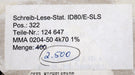 Bild des Artikels DRALORIC-2000x-SMD-Widerstand-4,7kΩ-MINI-MELF-4700-Ohm-Model-SMM0204