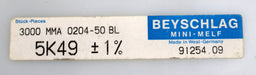 Bild des Artikels BEYSCHLAG-2800x-SMD-Widerstand-5,49kΩ-MINI-MELF-5490-Ohm-Model-MMA-0204-50