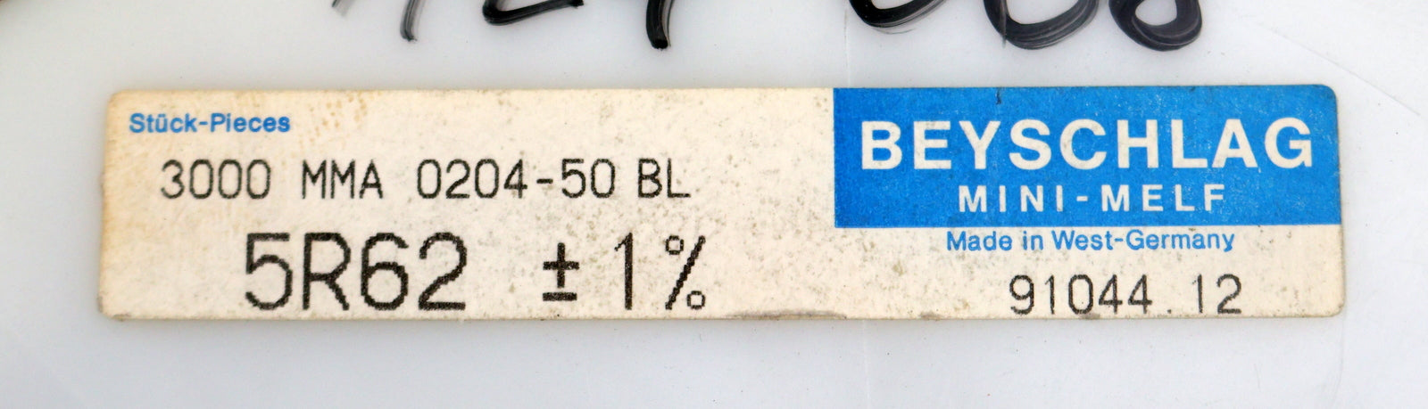 Bild des Artikels BEYSCHLAG-1500x-SMD-Widerstand-5,62Ω-MINI-MELF-5,62-Ohm-Model-MMA-0204-50