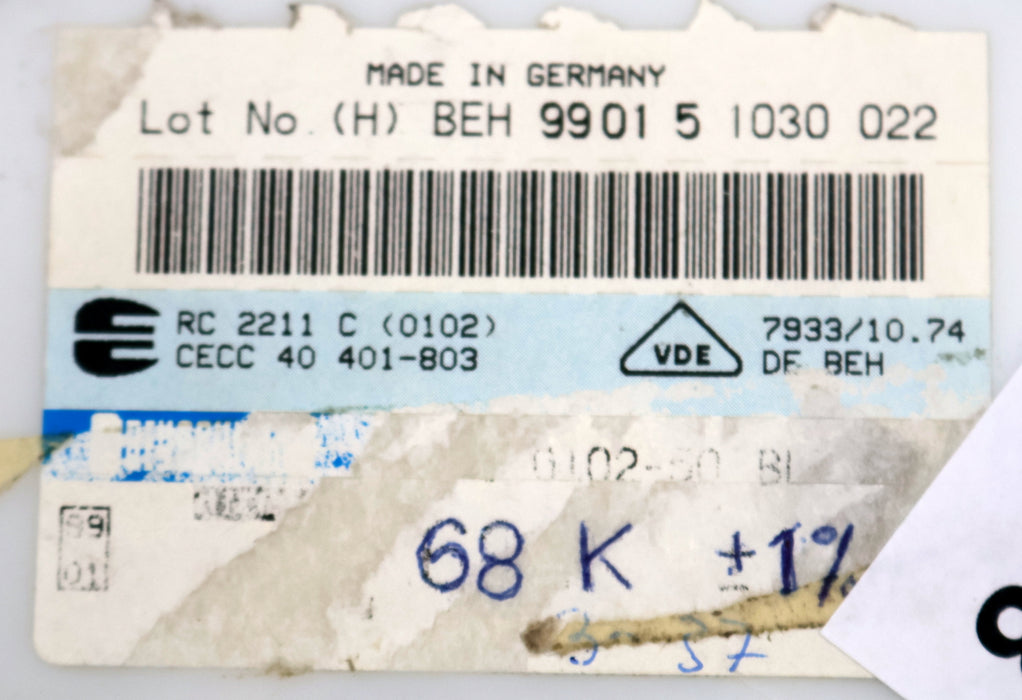 Bild des Artikels BEYSCHLAG-1500x-SMD-Widerstand-68kΩ-MICRO-MELF-68000-Ohm-Model-MMV-0102-50