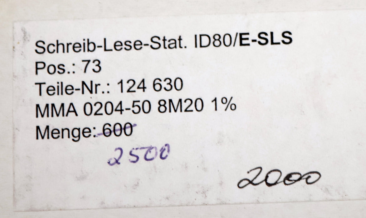 Bild des Artikels DRALORIC-2000x-SMD-Widerstand-8,25MΩ-124-630-MS1-8250000-Ohm-Model-SMM0204