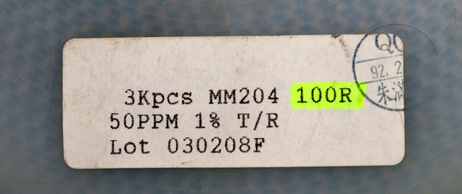 Bild des Artikels FIRSTOHM-3000x-SMD-Widerstand-100Ω-030208F-100-Ohm-Model-MM204