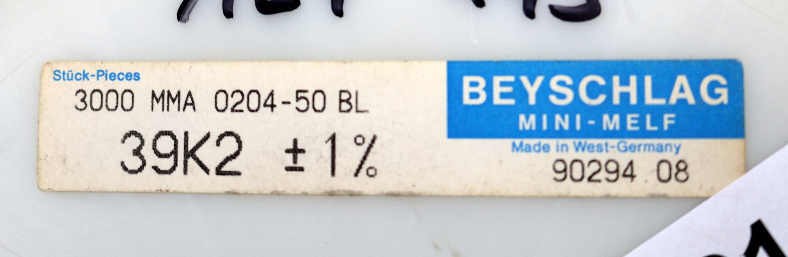 Bild des Artikels BEYSCHLAG-2000x-SMD-Widerstand-39,2kΩ-MINI-MELF-39200-Ohm-Model-MMA-0204-50