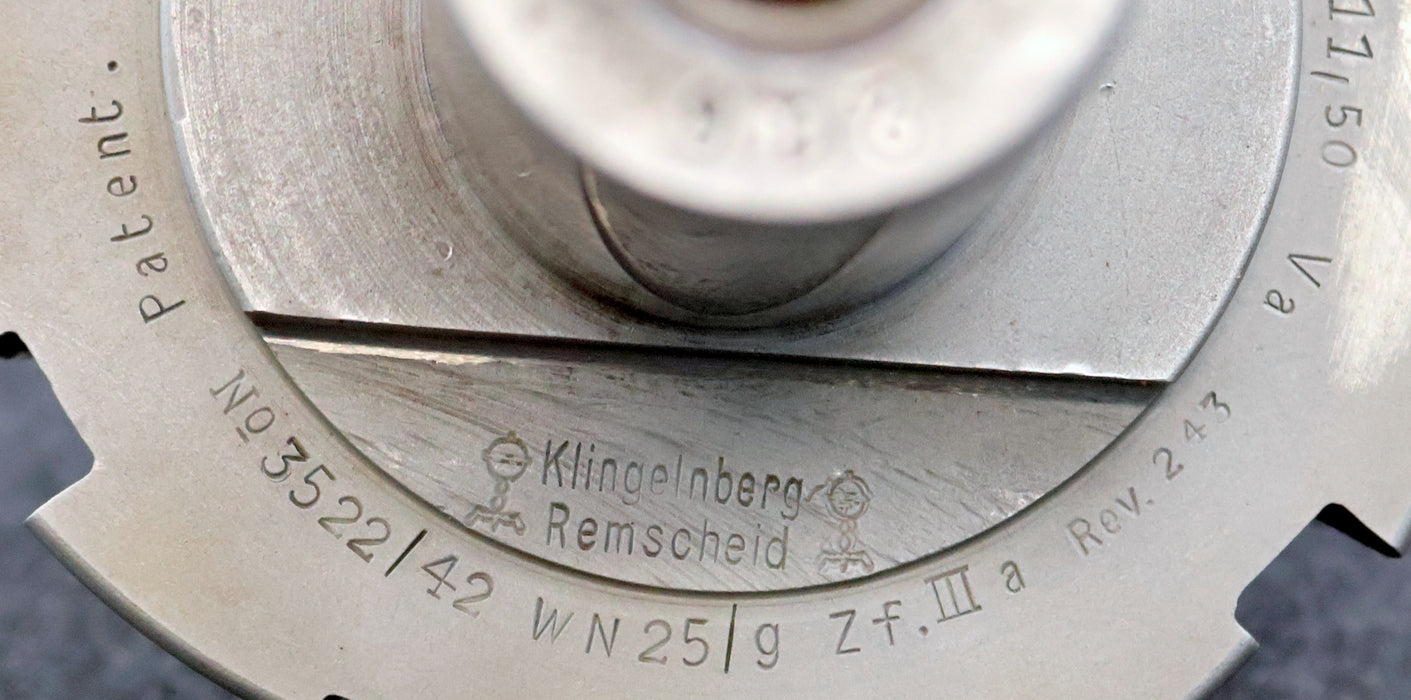 Bild des Artikels KLINGELNBERG-Palloid-Wälzfräser-m=-5,0-17°30'-EGW-Zahnform-III-1-gängig-Rechts