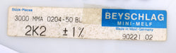 Bild des Artikels BEYSCHLAG-2000x-SMD-Widerstand-2,2kΩ-MINI-MELF-2200-Ohm-Model-MMA-0204-50