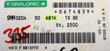 Bild des Artikels DRALORIC-2000x-SMD-Widerstand-681kΩ-131-062-MS1-681000-Ohm-Model-SMM0204