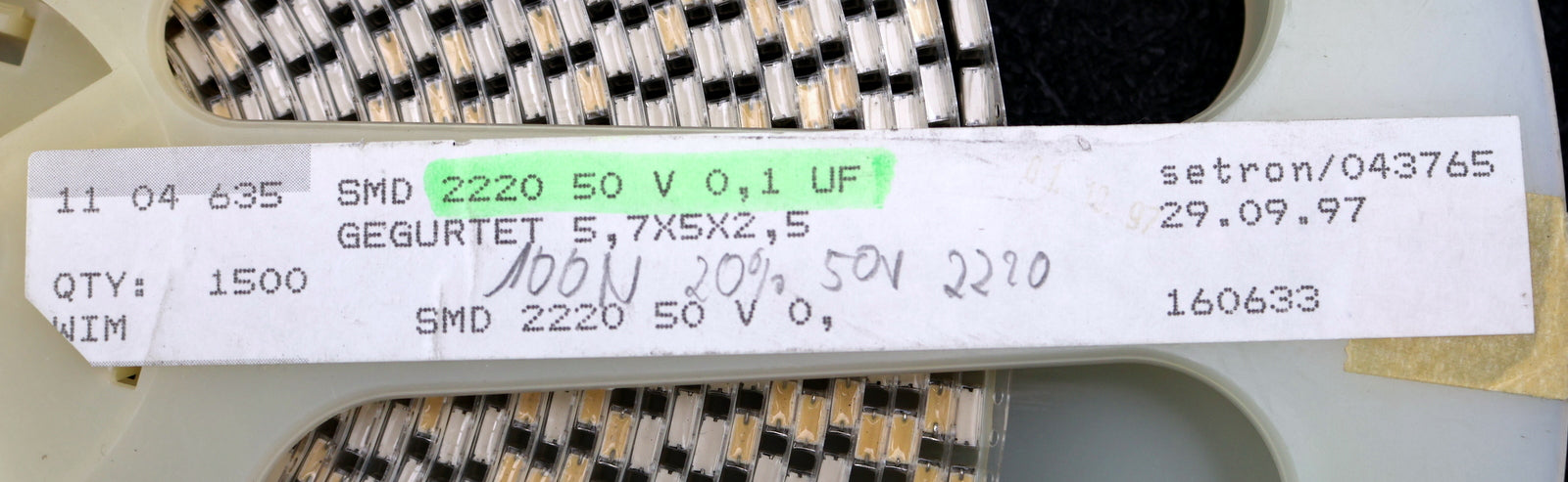 Bild des Artikels SETRON-700x-Vielschicht-Keramikkondensator-0,1µF-SMD-2220-50V