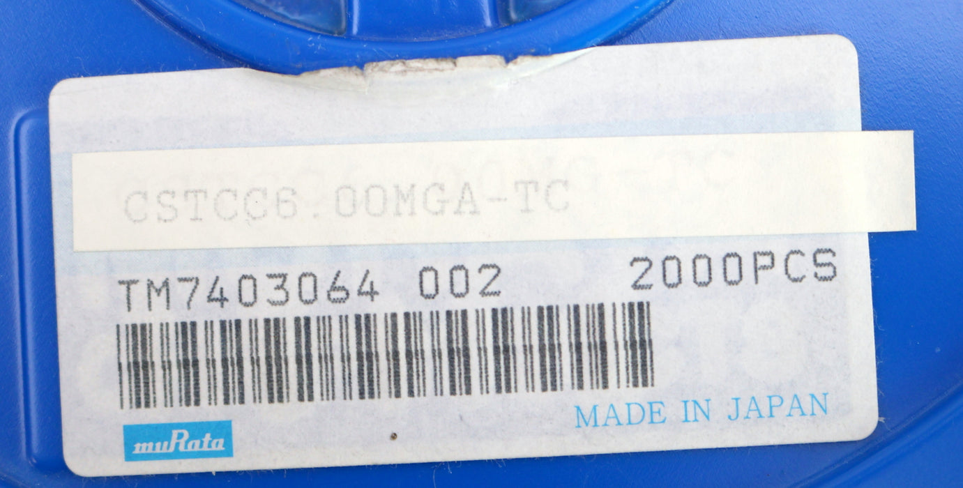 Bild des Artikels MURATA-1800x-Keramik-Oszillator-CSTCC6.00MGA-TC-Frequenz:-6.00-MHz-TM7403064
