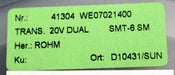 Bild des Artikels ROHM-500x-Digitaltransistoren-Model-SMT-6-SM-20V-DUAL-7"-reel-with-500-units