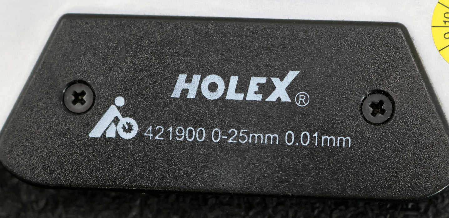 Bild des Artikels HOLEX-HOFFMANN-Nuten-Bügelmessschraube-No.-421900-mit-schmalen-Messflächen