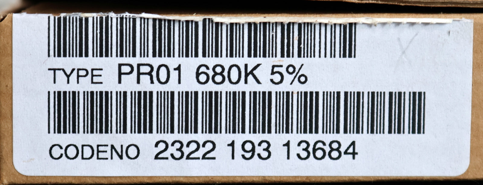 Bild des Artikels 1000x-Metallschichtwiderstände-680kΩ-CODENO-2322-193-13684-680000-Ohm