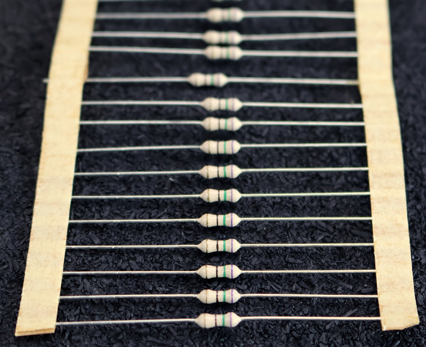 Bild des Artikels RUTRONIK-2800x-Metallschichtwiderstände-750Ω-CF1/4-0,33W-Toleranz-5%-Model-0207