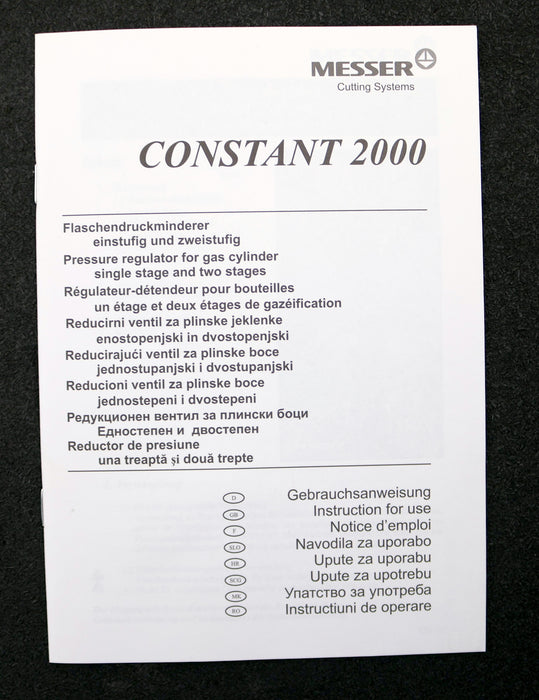 Bild des Artikels MESSER-CONSTANT-2000-Flaschendruckminderer-Typ-FC-200-D---50bar