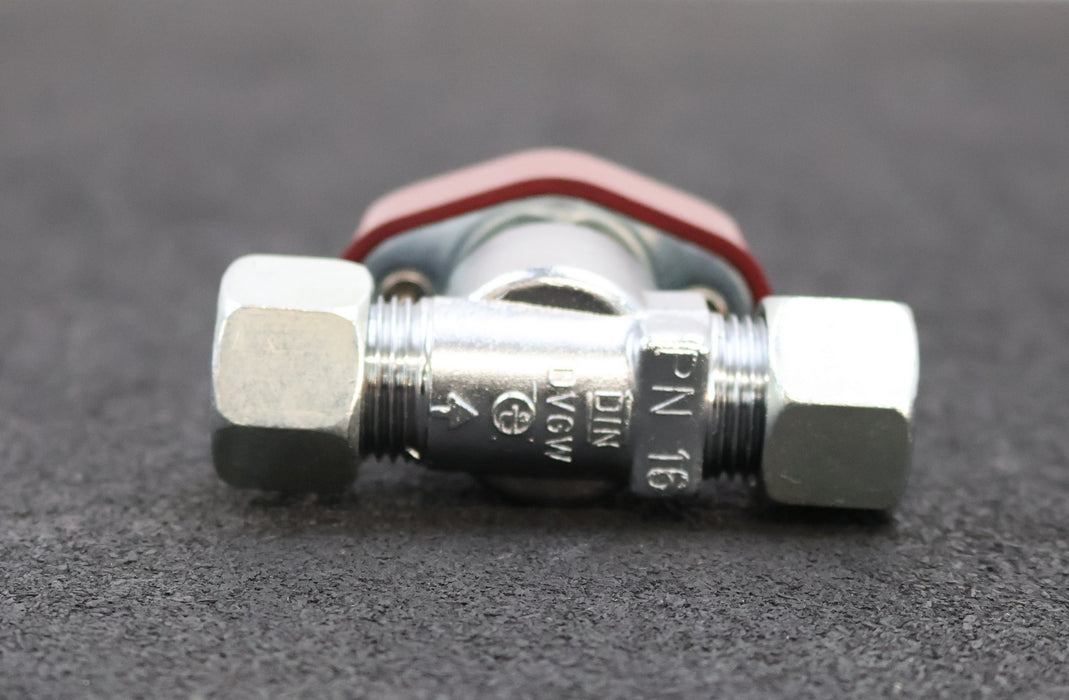 Bild des Artikels TRUMA-Schnellschlußabsperrventil-DVGW-PN16-für-10mm-Rohr-aus-Messing-unbenutzt