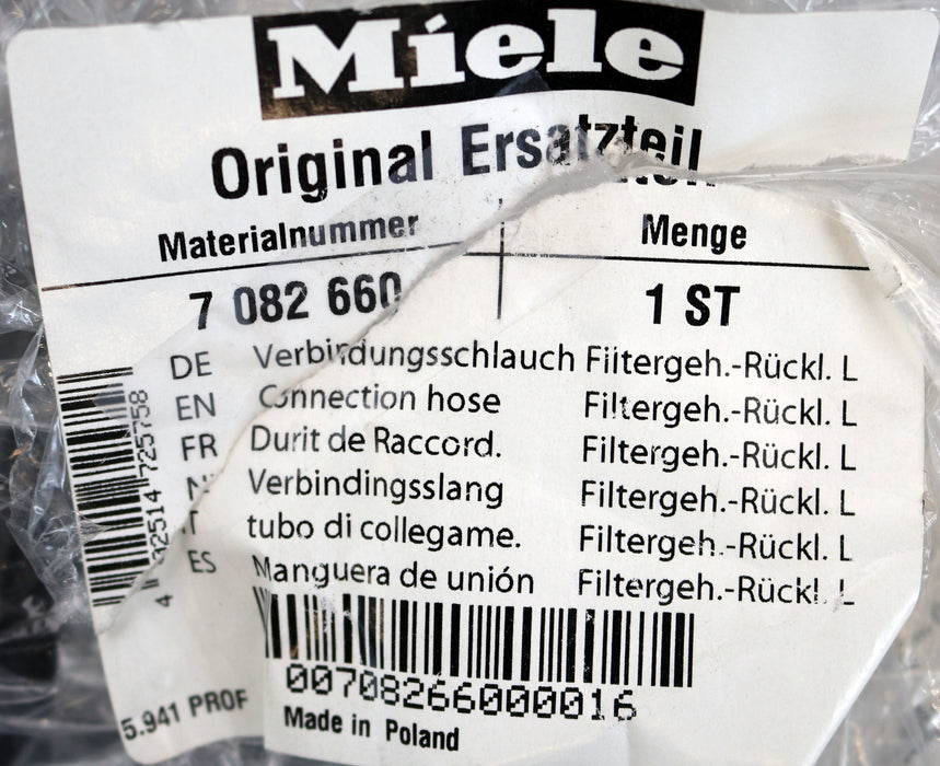 Bild des Artikels MIELE-Verbindungsschlauch-für-Filtergeh.-Rückl.-LC--Mat.Nr.-7-082-660-unbenutzt