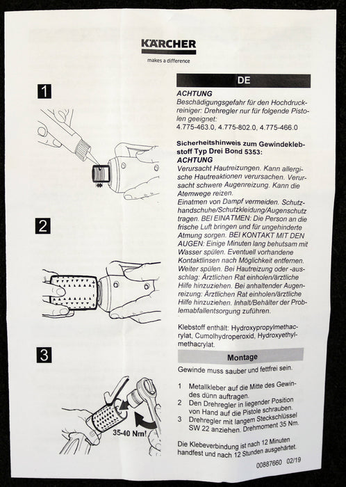 Bild des Artikels KÄRCHER-Servo-Control-Regler-M22x1,5-bis-750-l/h-Art.Nr.:-4.775-526.0