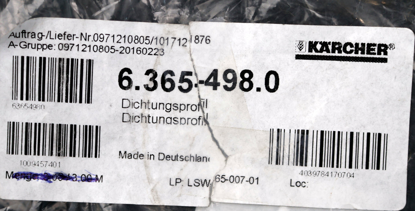 Bild des Artikels KÄRCHER-Dichtungsprofil-Art.Nr.:-6.365-498.0-für-Typ-HDC-20-16-unbenutzt